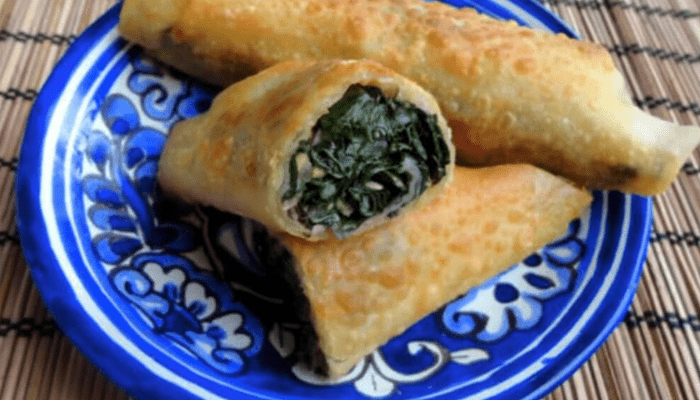 Air Fryer Egg Roll Recipe with Collard Greens - Tutus Green World