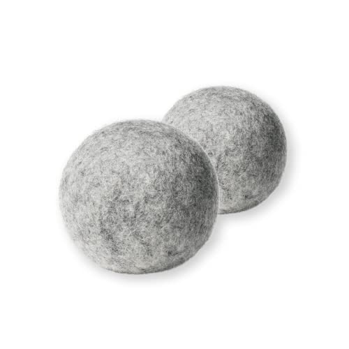 Creature ECO 100% Organic Wool Dog Balls 2-Pack - All Natural Soft Large Dog Ball- Eco Friendly Wooly Dog Toy - Safe for Your Pet & The Planet