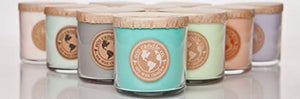 Eco Candle Co. Recycled Candle, Ocean Waves, 5oz. - Scents of Ocean, Citrus & Musk 100% Soy Wax, No Lead, Kraft Label & Lid, Hand Poured, Phthalate Free, Made from Midwest Grown Soybeans
