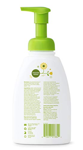 Babyganics Baby Shampoo + Body Wash Pump Bottle, Chamomile Verbena, Packaging May Vary, 16 Fl Oz (Pack of 3)