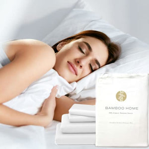 Bamboo Sheets Queen - Super Soft and Cooling Sheets, 100% Organic Bamboo Sheets, Deep Pocket, Bamboo Bed Sheet Set 4pc, eco friendly - Bamboo Home