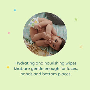 Baby Wipes, Babyganics Unscented Diaper Wipes, 800 Count, (10 Packs of 80), Non-Allergenic and formulated with Plant Derived Ingredients