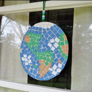 Celebrating Earth Day - Mosaic Earth Craft