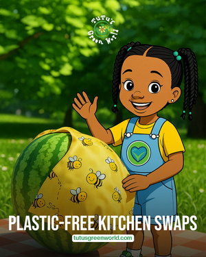 🐝 Switch to Beeswax Wraps and Glass Containers!