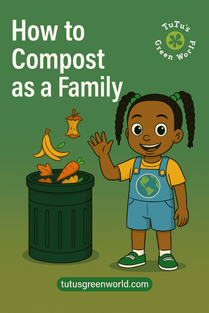 🌱 Compost as a Family and Cut Down on Plastic Trash Bags!