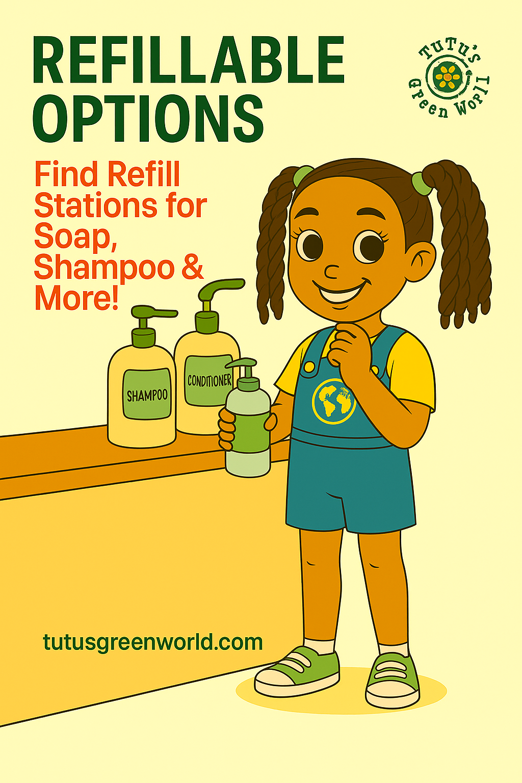 ♻️ Refillable Options - Find Refill Stations for Soap, Shampoo & More!