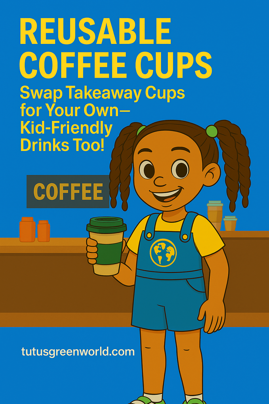 ☕ Reusable Coffee Cups - Swap Takeaway Cups for Your Own — Kid-Friendly Drinks Too!