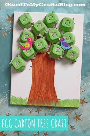 Craft time: Egg Carton Tree Craft