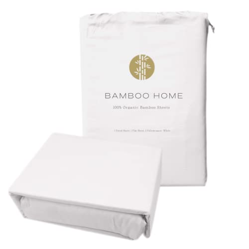Bamboo Sheets Queen - Super Soft and Cooling Sheets, 100% Organic Bamboo Sheets, Deep Pocket, Bamboo Bed Sheet Set 4pc, eco friendly - Bamboo Home