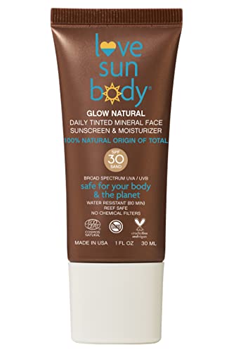 Love Sun Body Glow Natural Daily Tinted Mineral Face Sunscreen & Moisturizer SPF 30 Screenshot