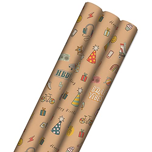  Wrapping Paper, Recycled Gift Wrapping Paper, Wrapping