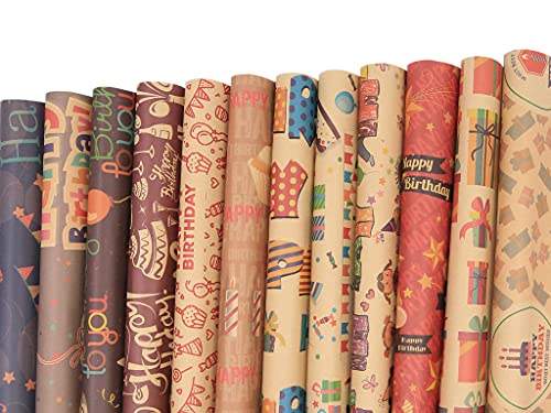  Wrapping Paper, Recycled Gift Wrapping Paper, Wrapping