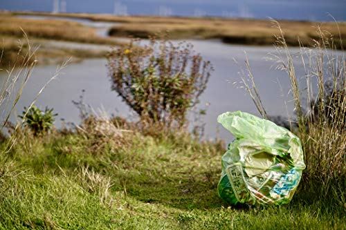 Biodegradable 13 Gallon Trash Bags, 100 Count, ASTM D6954, Eco-Friendly