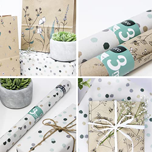 Pretty Paper Town  Unique Sustainable Wrapping Paper