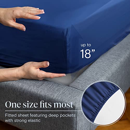 LuxClub 6 PC Queen Sheet Set, Rayon Made from Bamboo Bed Sheets, Deep  Pockets 18 Eco Friendly Wrinkle Free Cooling Sheets Machine Washable Hotel