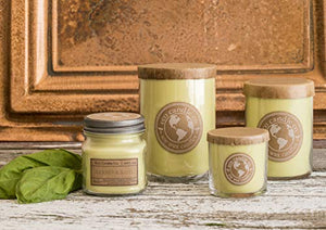 Eco Candle Co. Recycled Candle, Ocean Waves, 5oz. - Scents of Ocean, Citrus & Musk 100% Soy Wax, No Lead, Kraft Label & Lid, Hand Poured, Phthalate Free, Made from Midwest Grown Soybeans