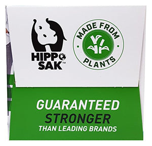 Plant Based - Hippo Sak Tall Kitchen Bags with Handles, 13 gallon (45 Count)