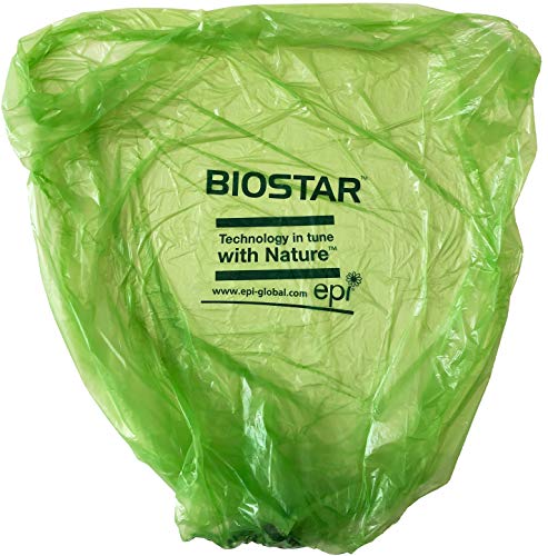Biodegradable 13 Gallon Trash Bags, 100 Count, ASTM D6954, Eco-Friendly